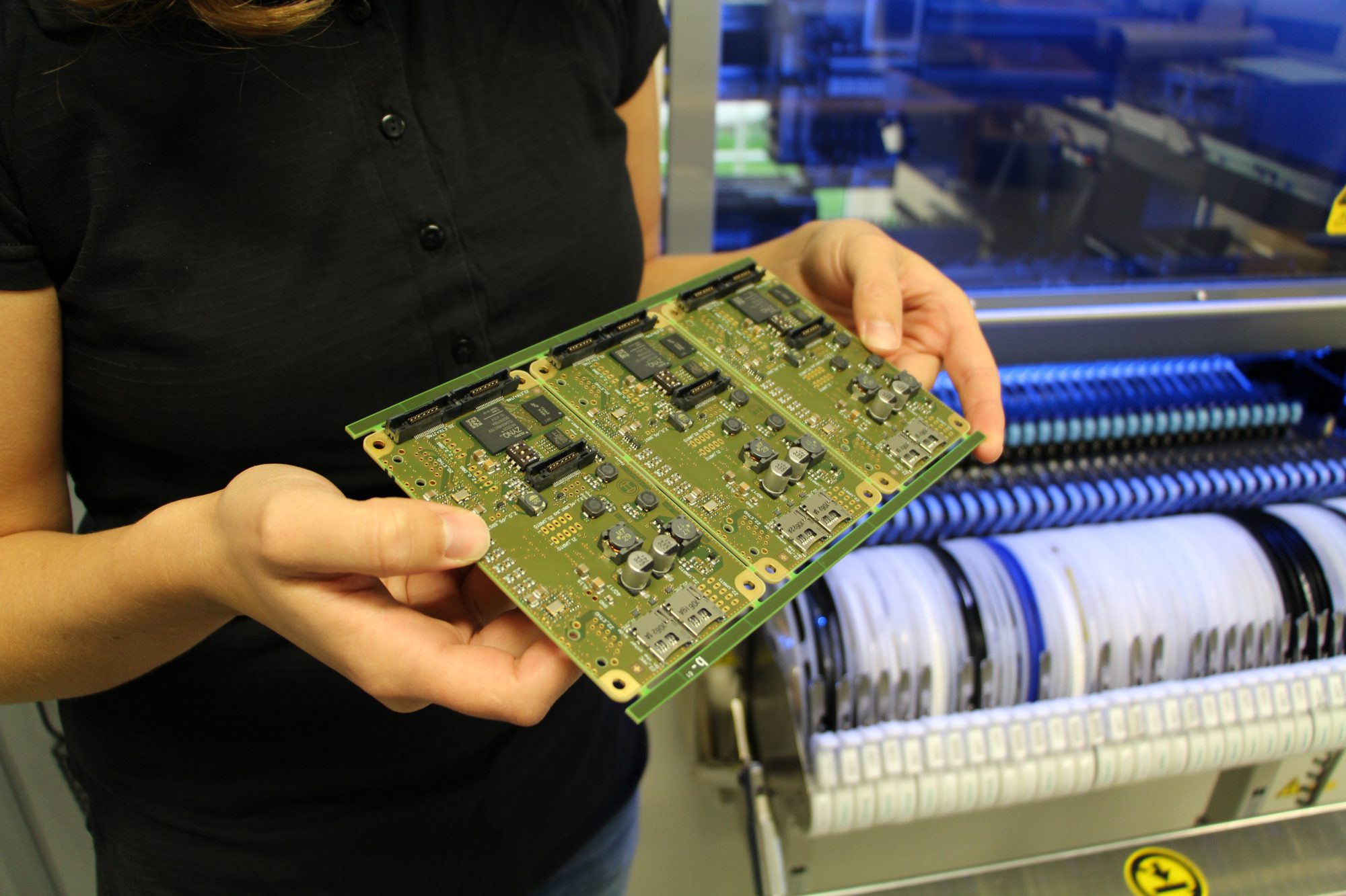 Bestückte Leiterplatte